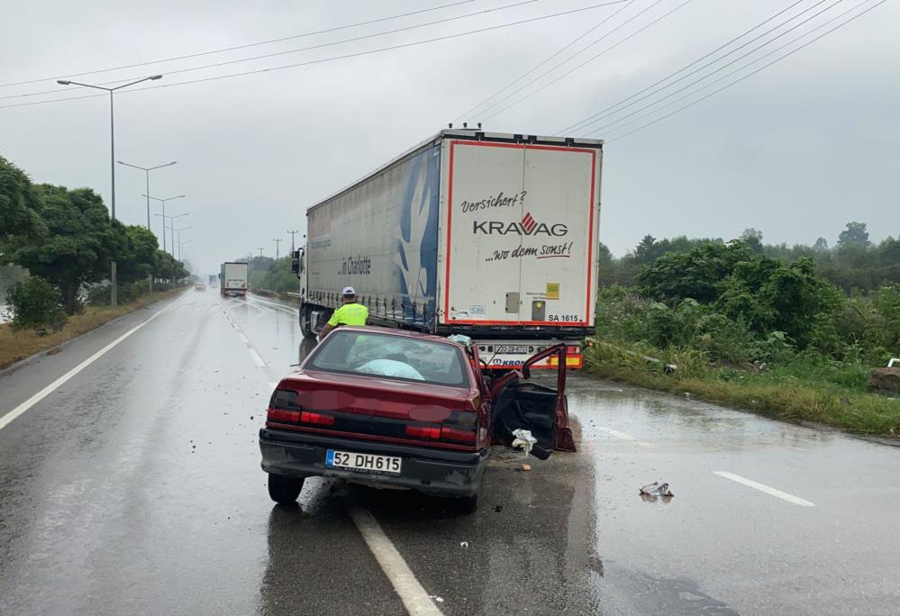 SAMSUN UN TERME İLÇESİ SAMSUN ORDU KARAYOLU NUN 57 KİLOMETRESİ SÖĞÜTLÜ