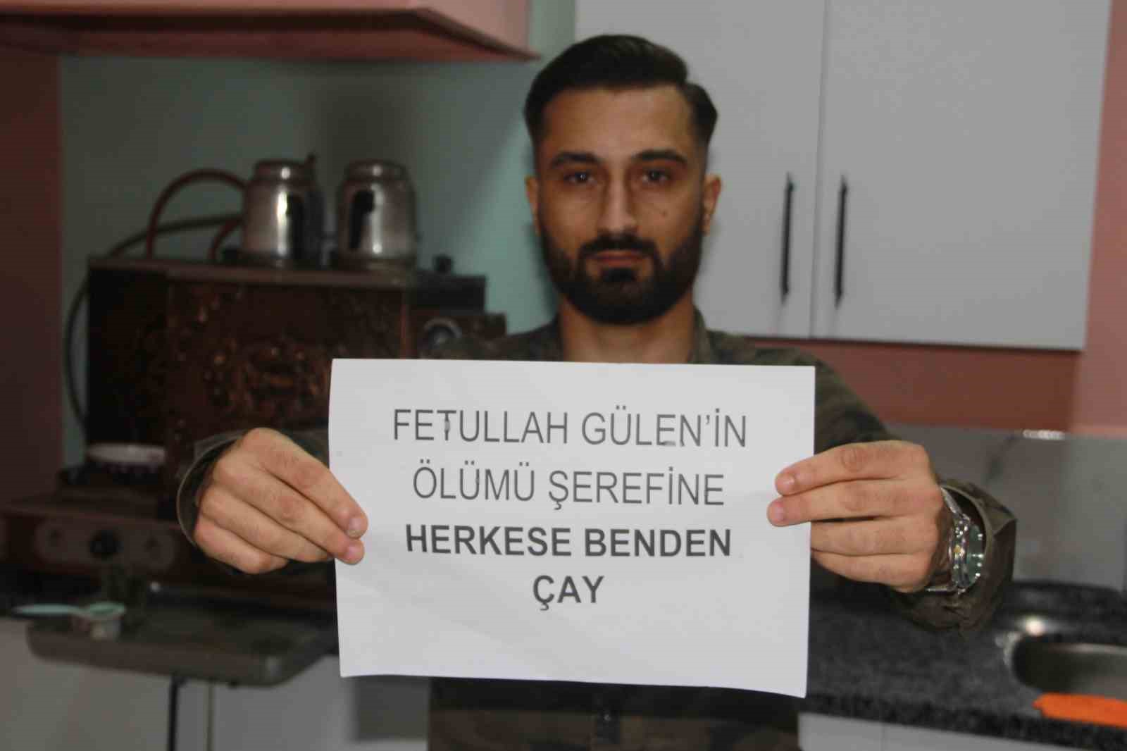 Ordu'daki çay ocağı sahibi Fetö Elebaşının Ölümüne Sevinen Esnaf Çayları Ücretsiz Dağıttı