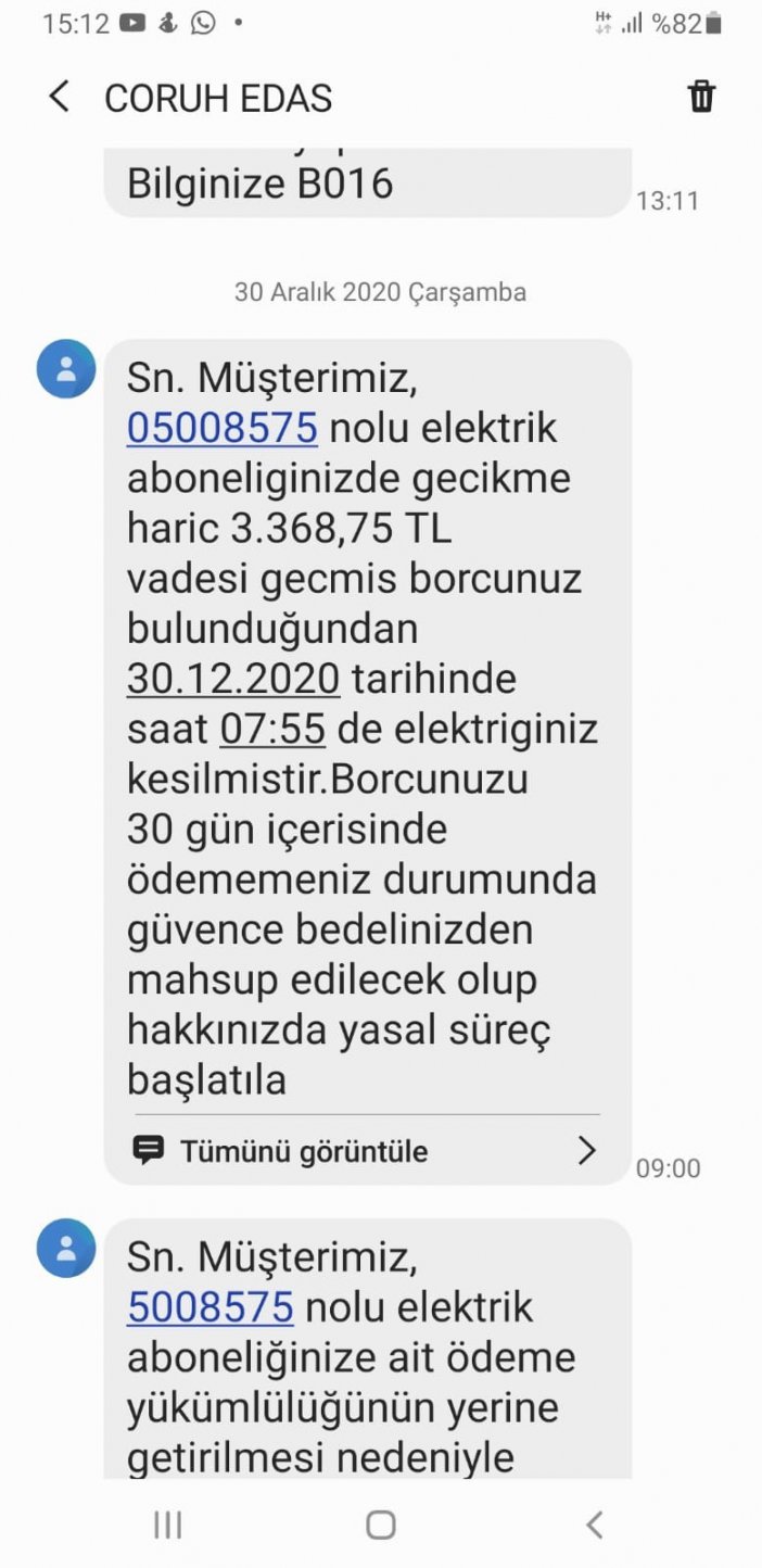 Rizeli Esnaf Turgay Birinci Nin Elektrik Kesintisi Isyani