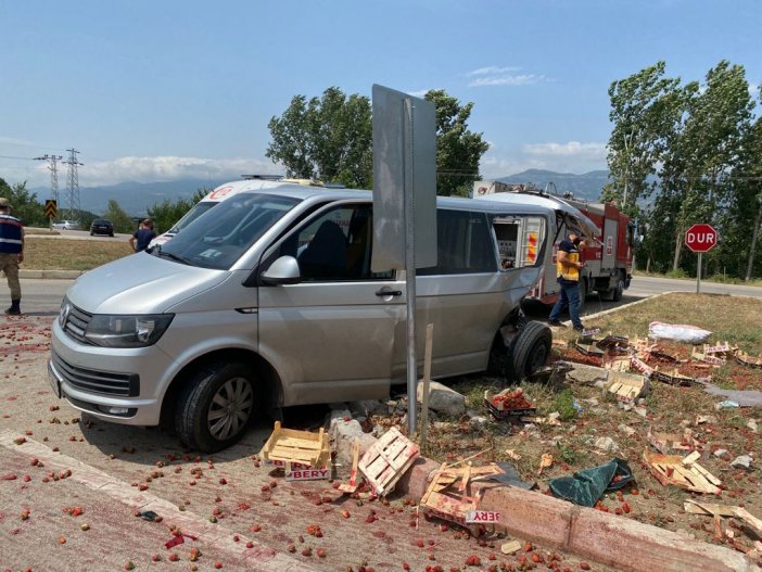 Tokat’ta Cip İle Panelvan Araç Çarpıştı: 5 Yaralı