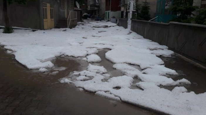 Tokat’ta Dolu Yağışı Tarım Arazilerini Vurdu