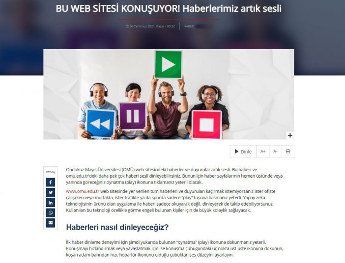 Bu Web Sitesi Konuşuyor