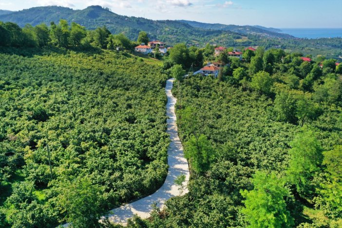 Altınordu’da Beton Yol Çalışmaları Sürüyor