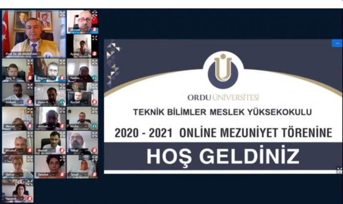 Odü’de Online Mezuniyet Töreni