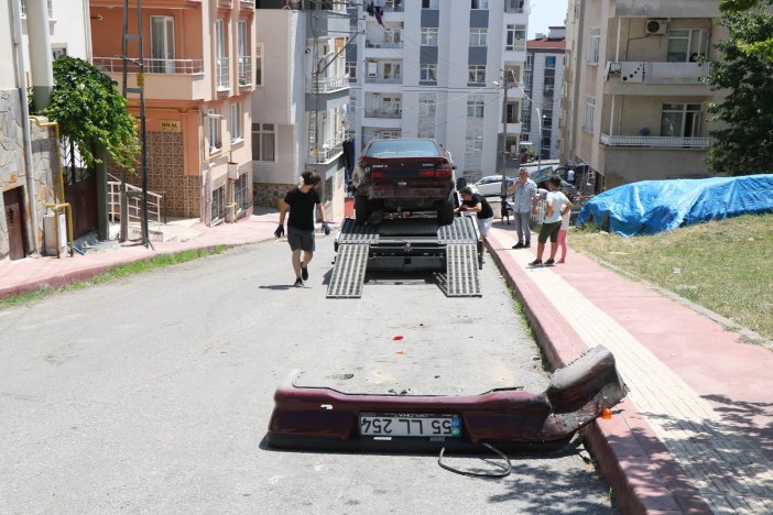 Samsun’da Kamyonet Dehşeti: 10 Araca Çarpıp Kaçtı