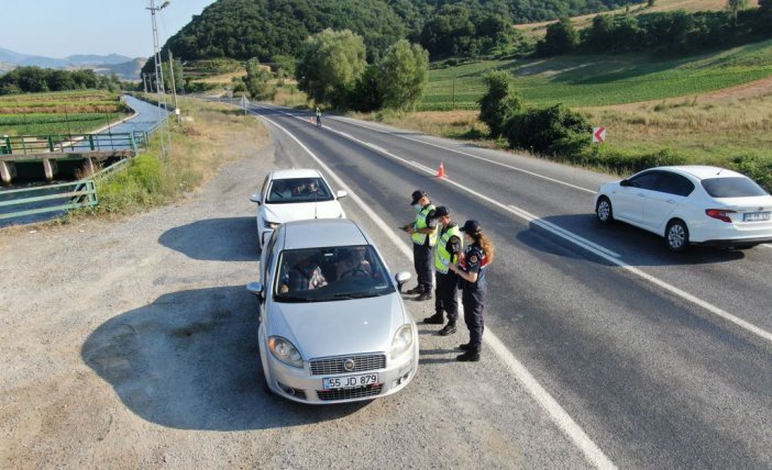 Jandarma’dan Bayram Öncesi Drone İle Trafik Denetimi