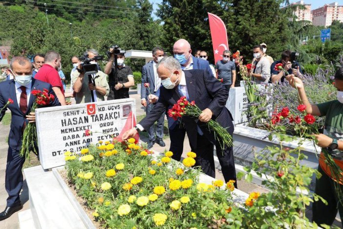 Ordu’da Arife Gününde Şehitlikler Ziyaret Edildi