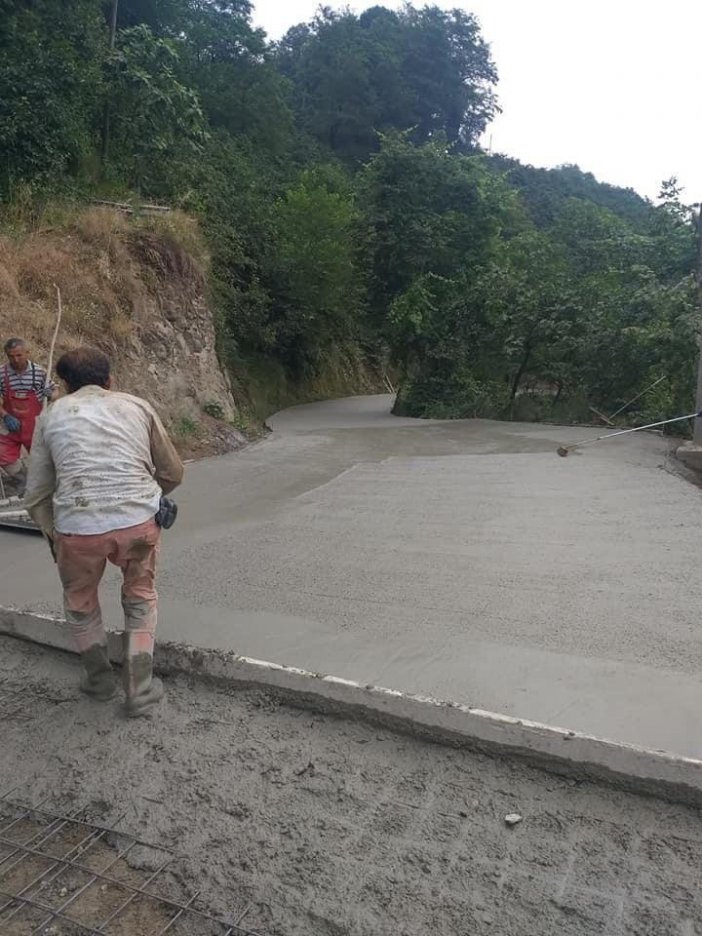 Fatsa’nın Mahallelerine Beton Yol Konforu