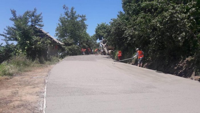 Fatsa’nın Mahallelerine Beton Yol Konforu