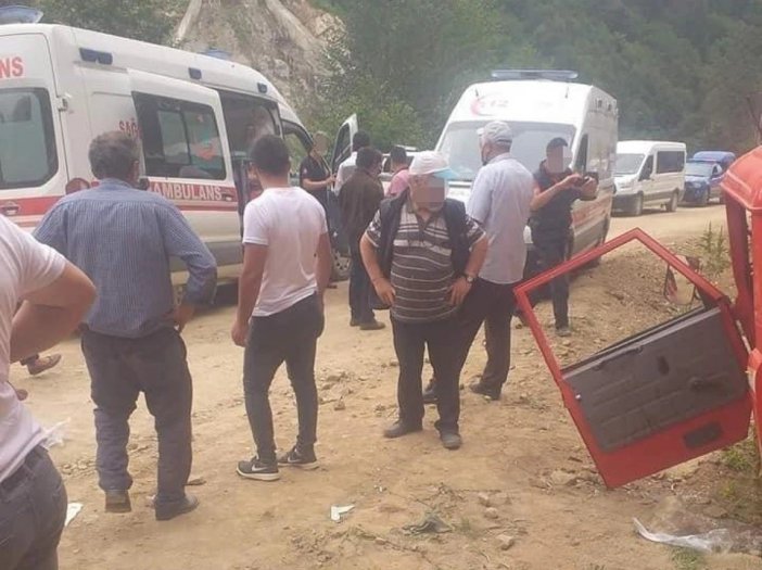 Giresun’da Trafik Kazası: 4 Yaralı