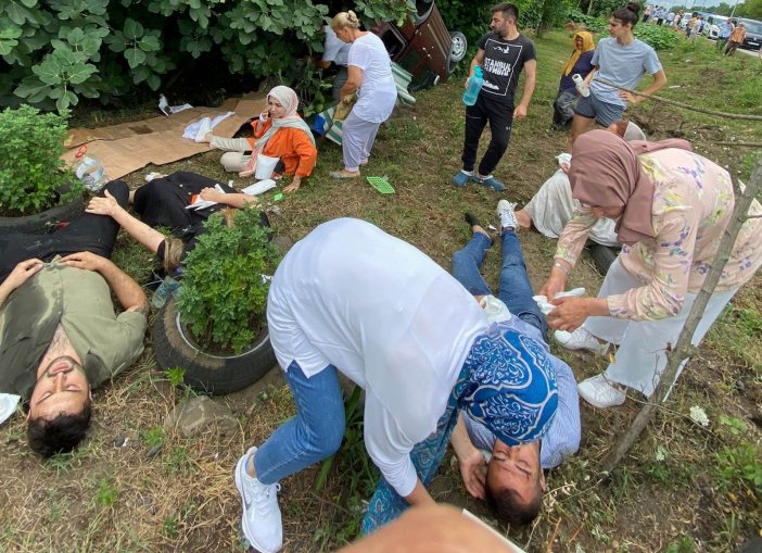 Samsun’da Trafik Kazası: 6 Yaralı