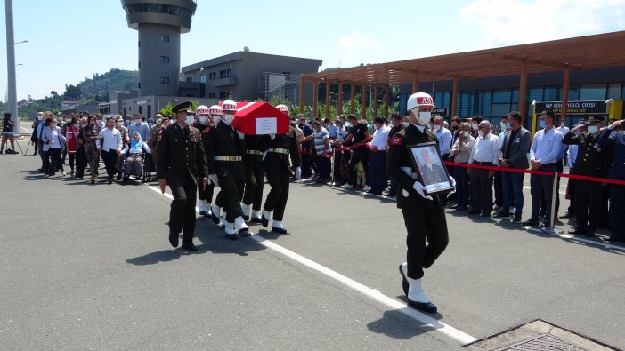 Şehit Astsubayın Cenazesi Memleketi Ordu’ya Getirildi