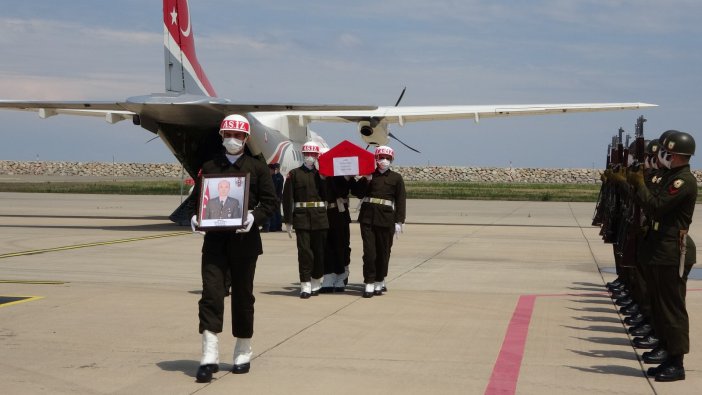 Şehit Astsubayın Cenazesi Memleketi Ordu’ya Getirildi