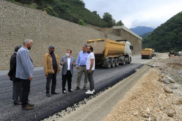 Giresun-dereli Yolu Tamamlandığında 8 Kilometre Kısalmış Olacak