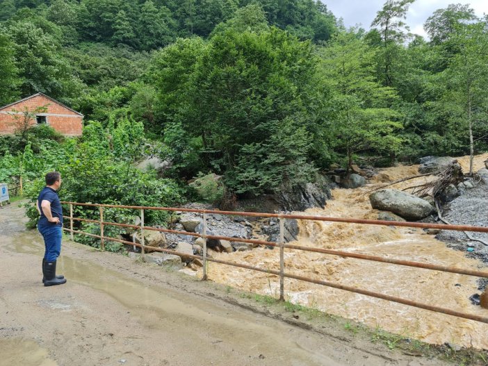 Giresun’un Doğankent İlçesinde Sel Tedbirleri