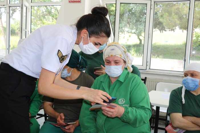 Ordu’da Jandarmadan ‘kadına Şiddet’ Bilgilendirmesi