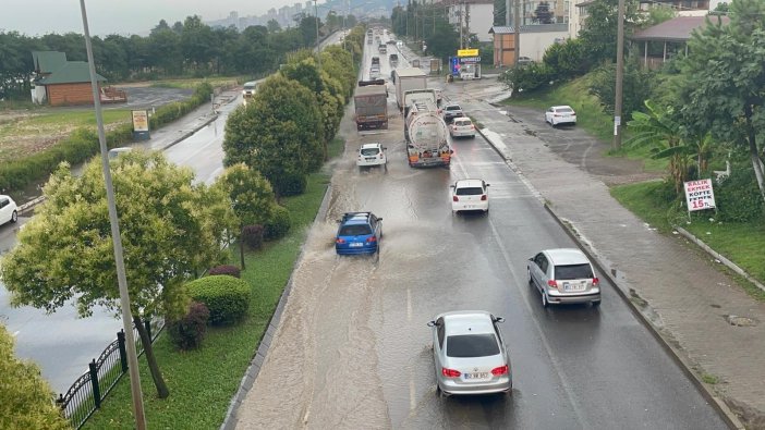 Ordu’da Sağanak Tedirgin Etti