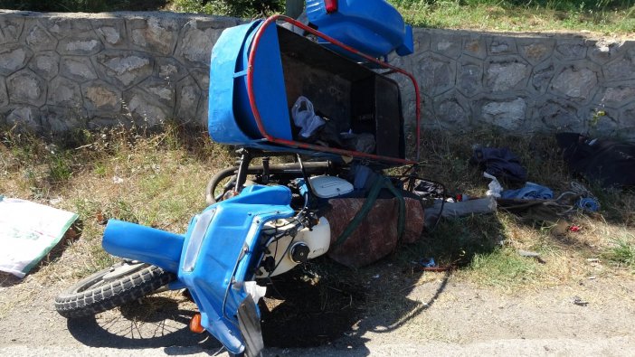 Samsun’da Tırın Çarptığı Sepetli Motosikletin Sürücüsü Hayatını Kaybetti