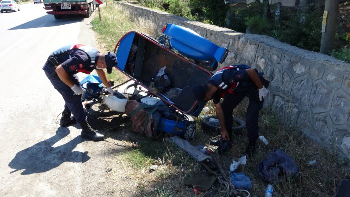 Samsun’da Tırın Çarptığı Sepetli Motosikletin Sürücüsü Hayatını Kaybetti