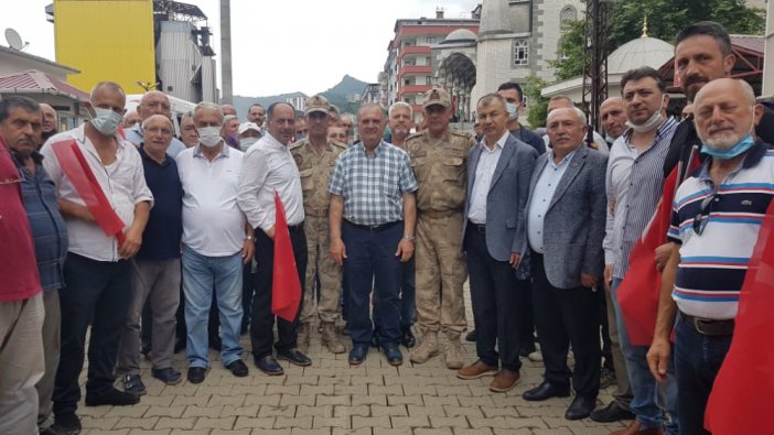 Arhavi’deki 1 Haftalık Sel Görevi Sona Eren Komandolar Birliklerine Uğurlandı