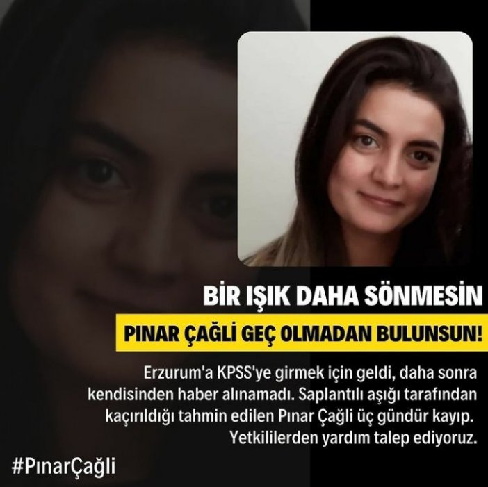 Sınava Girmek İçin Yurttan Ayrılan Pınar’dan 3 Gündür Haber Alınamıyor